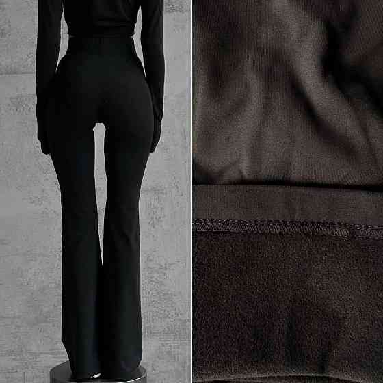 Жіночі класичні теплі штани-лосини мікродайвінг начіс 46/50 Одеса