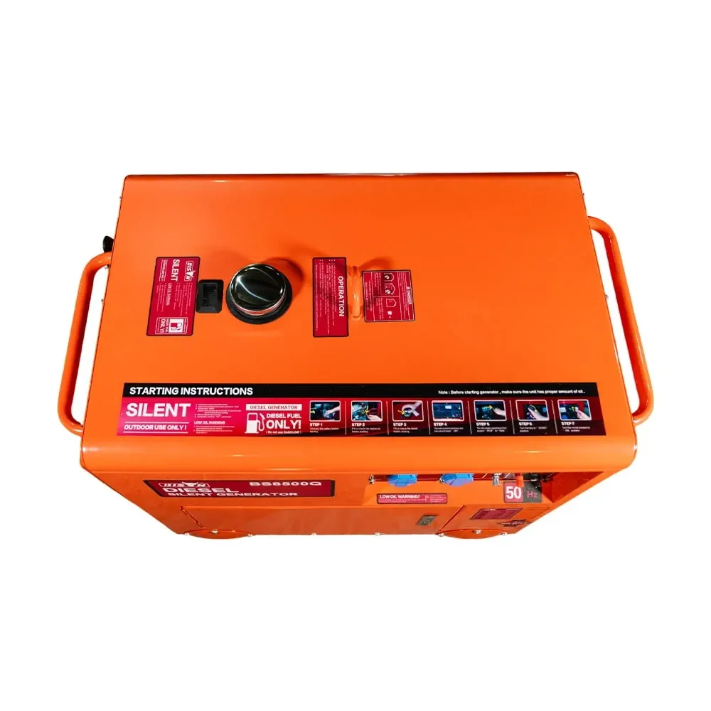 Генератор дизельний однофазний 5 кВт Bison BS8500Q (41-00412) Киев - изображение 3
