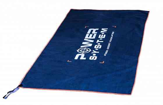 Рушник для фітнесу та спорту Power System PS-7005 Gym Towel (100*50см) Темно-синій Луцьк