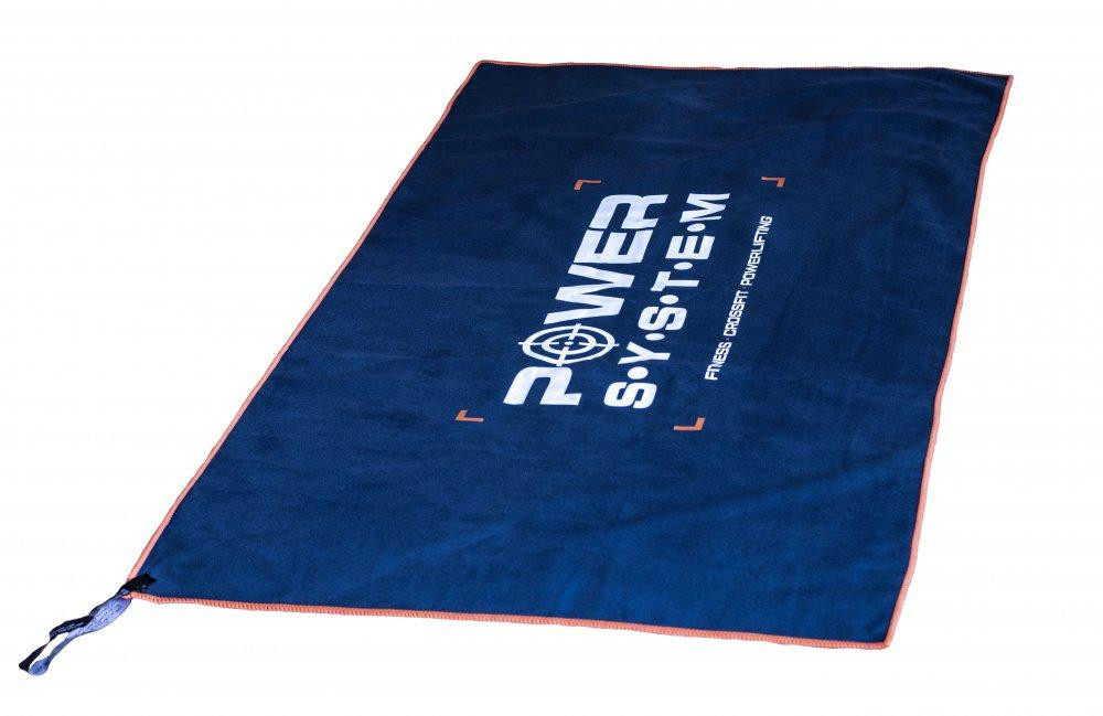 Рушник для фітнесу та спорту Power System PS-7005 Gym Towel (100*50см) Темно-синій Луцьк - фото 1