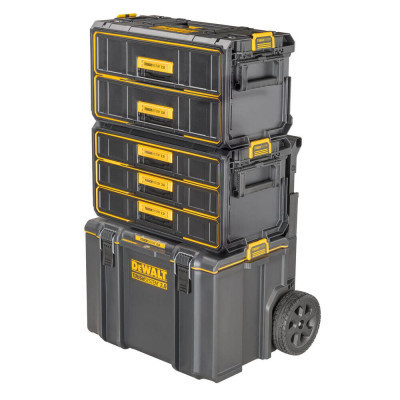 Ящик для инструментов DeWALT TOUGHSYSTEM 2.0, 555х355х305 мм., модуль на 3 ящика (DWST08330-1) Винница - изображение 6