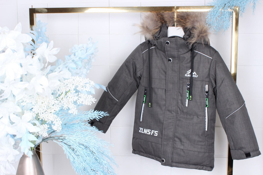 Детская зимняя куртка на мальчика 122 на холофайбере Николаев - изображение 1