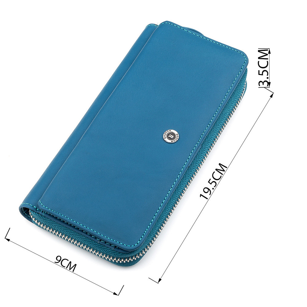 Кошелек женский оригинальный Голубой (Boston) Киев - изображение 14