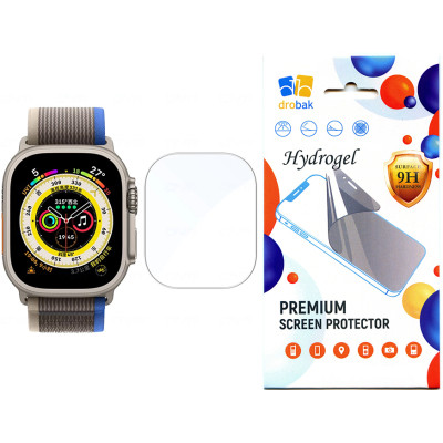 Пленка защитная Drobak Hydrogel Apple Watch Ultra 2 49mm (2шт) (323210) Винница - изображение 1