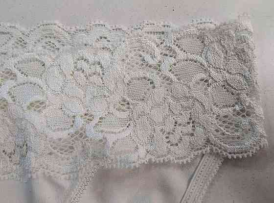 Стринги жіночі з бавовни з мереживним поясом колір Шампань Marsana 01-008 Київ