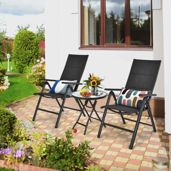 Садовий стіл Costway Sigma X-подібна конструкція Киев - изображение 7