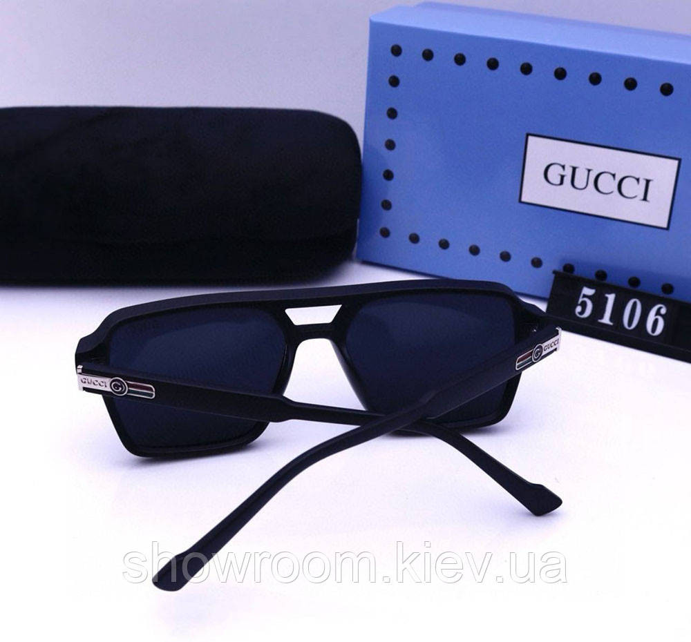 Мужские солнцезащитные очки с поляризацией GG (5106) balck Киев - изображение 3