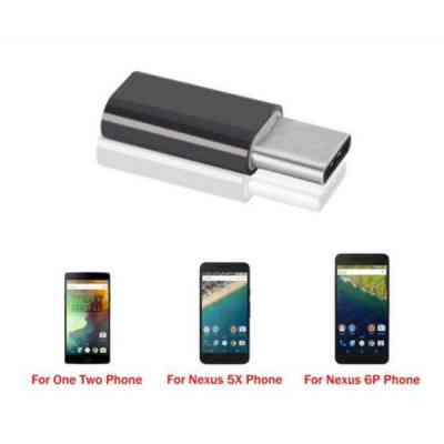 Перехідник Type-C to Micro USB Lapara (LA-Type-C-MicroUSB-adaptor black) Вінниця