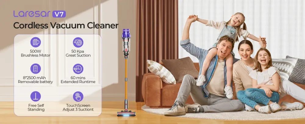 Пылесос ручка пылесос аккумуляторный беспроводной пылесос Laresar Тернополь - изображение 7
