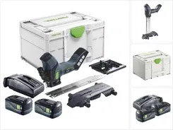 Электрическая пилка Festool ISC 240 EB-Basic akumulatorowa pilarka do izolacji 18 V 240 mm + 2x akumulator 5,0 Ah + ładowarka + Киев - изображение 1