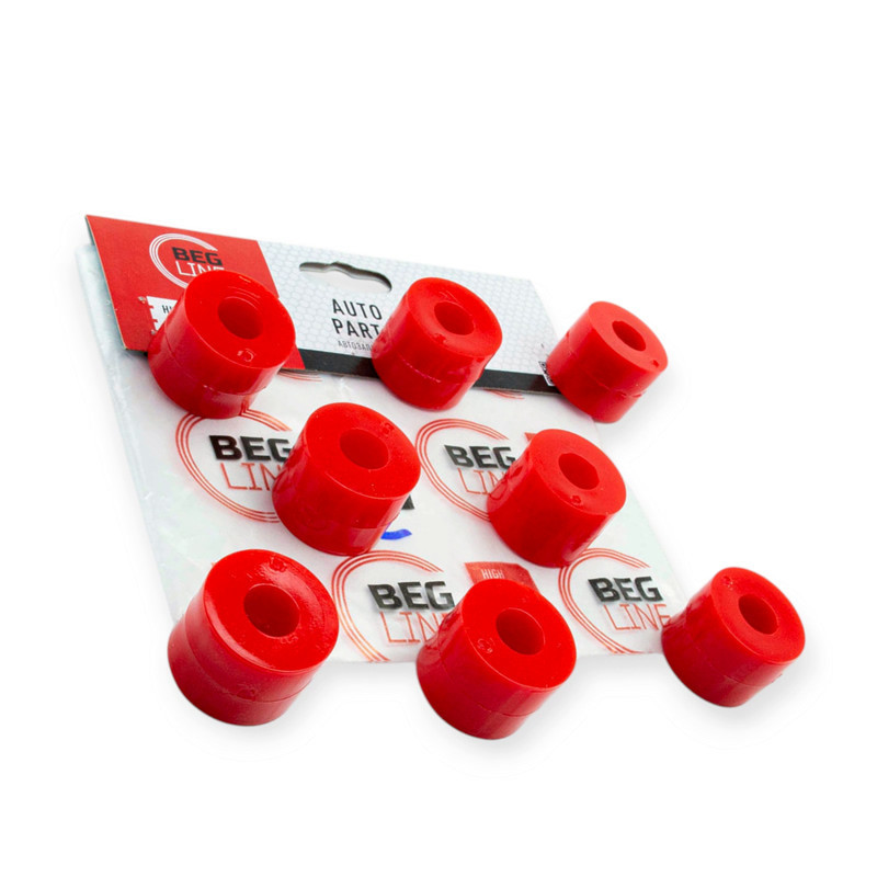 Втулка стабілізатора Москвич 412 поліуретан червоний (к-кт 8 шт) Мукачево - фото 1