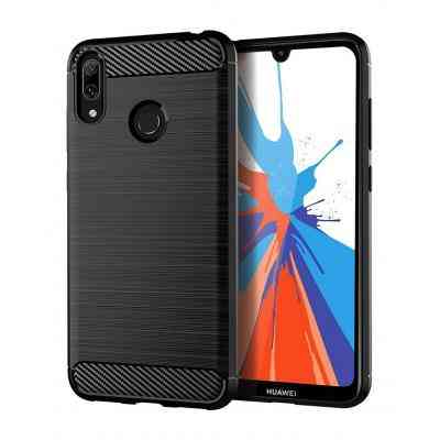 Чохол до мобільного телефона Laudtec для Huawei Y7 2019 Carbon Fiber (Black) (LT-HY72019B) Вінниця