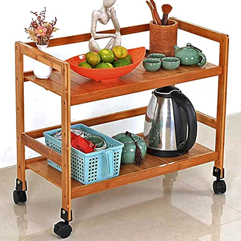 Етажерка для ванної на коліщатах "Шаратен" охра Миколаїв - фото 1