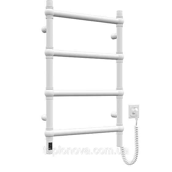 Сушарка для рушників неіржавка електрична Navin Retro 500х800 Sensor права, білий оксамит Чернівці