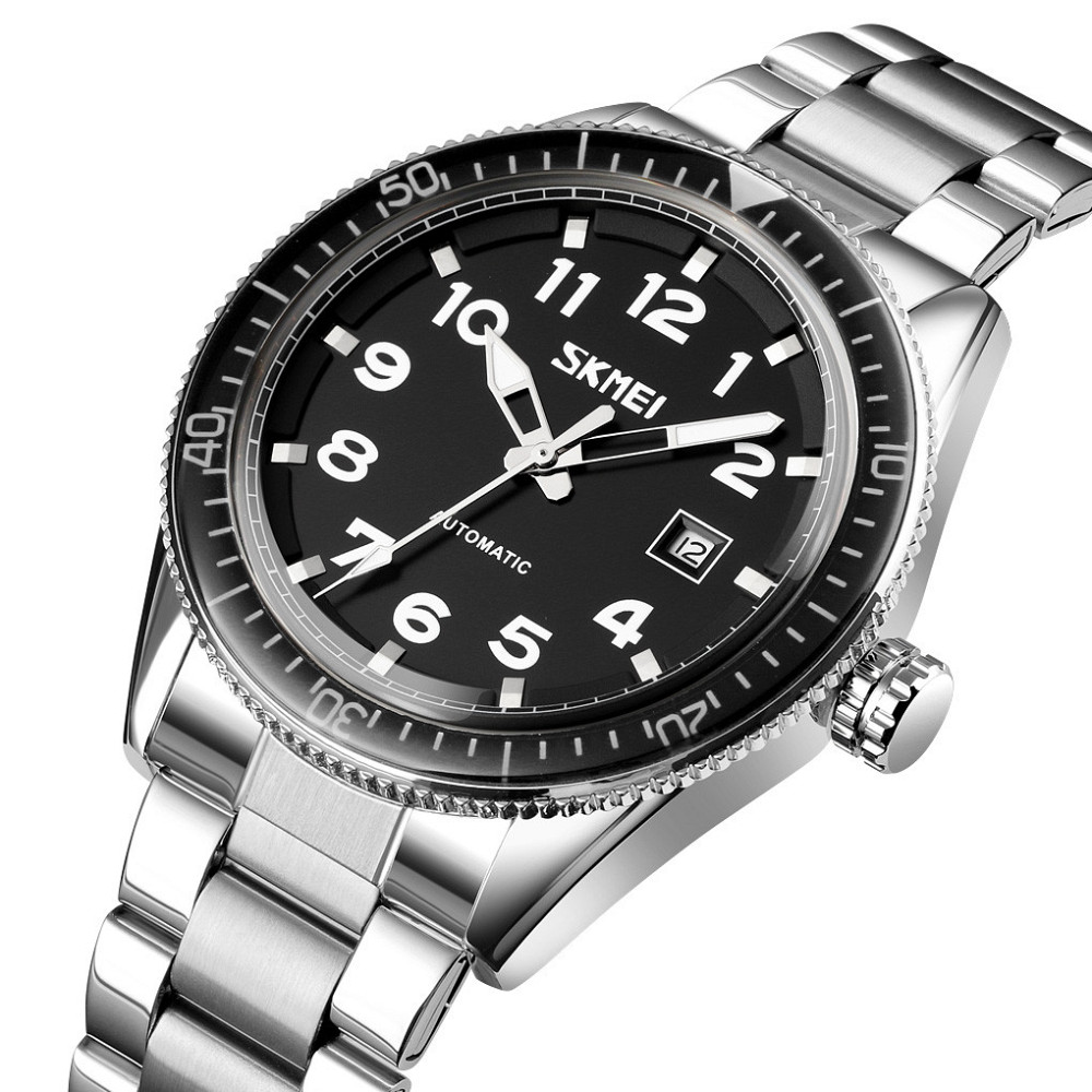 Skmei 9232SSIBK Silver/Black-steel strap SBR Київ - фото 2