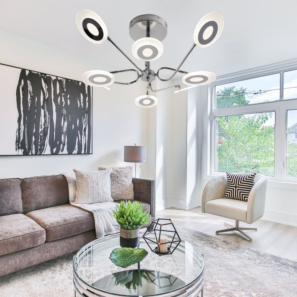 SIRIUS Люстра світлодіодна у вітальню Sirius 8929-8 102W Коломия - фото 5