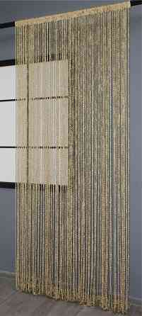 Штори-нитки спіраль з люрексом Бежевий 300х300см 1 шт (61-058 ) Київ