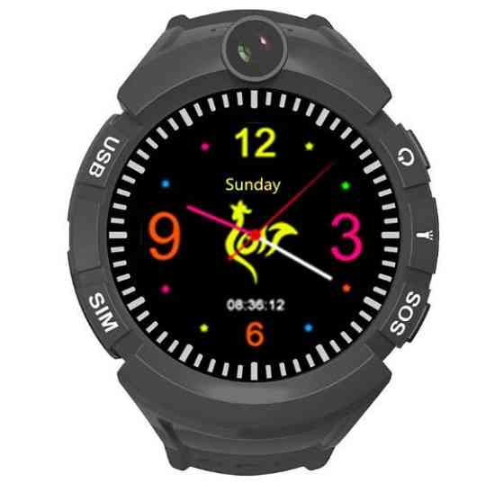 Умные детские смарт часы Q360 Smart Baby Watch GPS Черный Винница