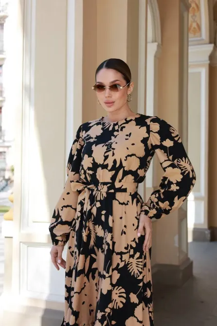 Трендова сукня міді з льону жатка Одеса - фото 20