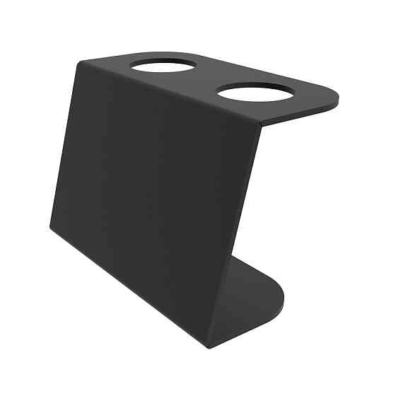 Підставка EKOSTAR під 2 вафельних ріжка Чорний акрил 3 мм. Київ