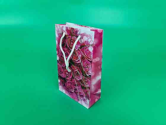 Пакет паперовий подарунковий малий 11/18/5 (арт М072) (12 шт.) Харків