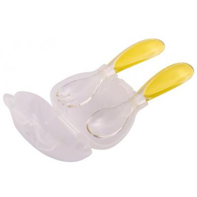 Набір дитячого посуду Baby Team виделка з ложкою у футлярі (6115) Вінниця - фото 2