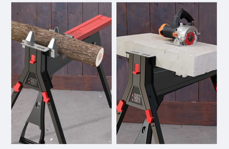 Підставки портативні складні з затискачем (захоплення-440мм, ширина губок-180мм) ROCKFORCE RF-625955 Одеса - фото 3