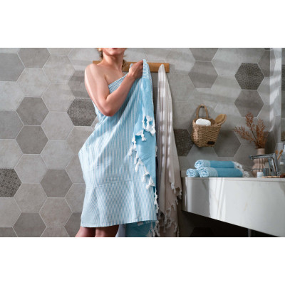 Рушник Ardesto SPA 90х180см 100% бавовна, аква (ART2690AQ) Вінниця - фото 3