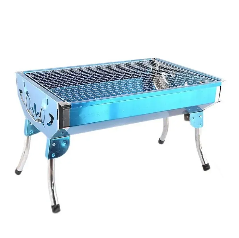 Переносной мангал с решеткой для шашлыка и гриля GP-4274 48*33*29cm Коломыя - изображение 2