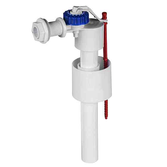 Комплект арматури для зливного бачка з боковою подачею води  1/2 ″ та одним режимом зливу СТОП АБк-05 Київ