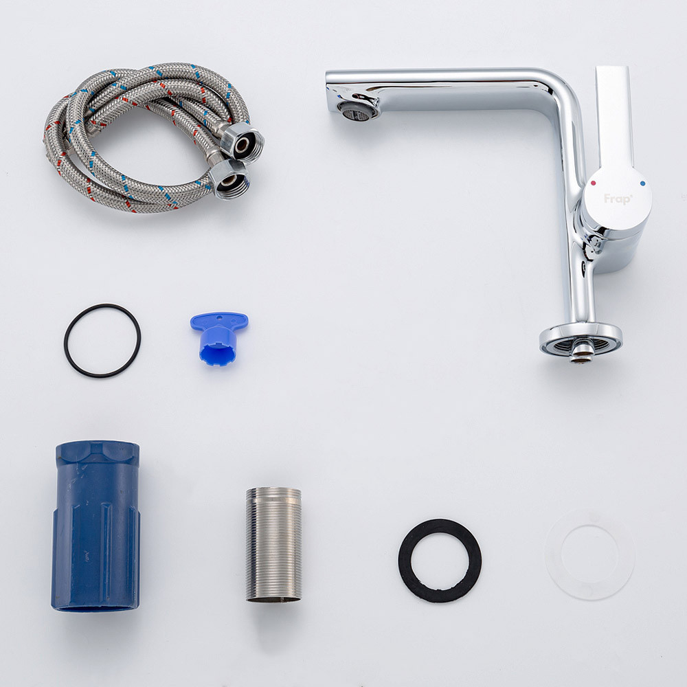 Змішувач для раковини Frap F1088 хром Київ - фото 7