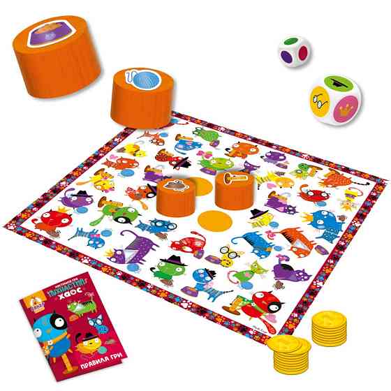 Гра настільна розважальна "Пухнастий хаос" VT8055-32, 2-4 ігрока Вінниця