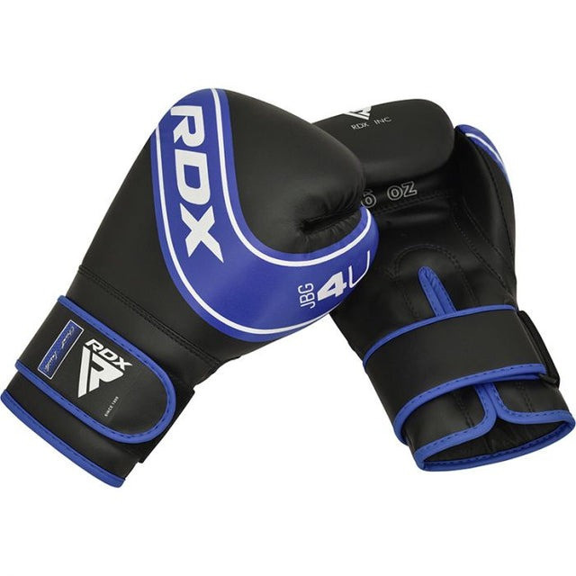 Боксерські рукавиці RDX 4B Robo Kids Blue/Black 6 унцій (капа в комплекті) Каменское - изображение 3