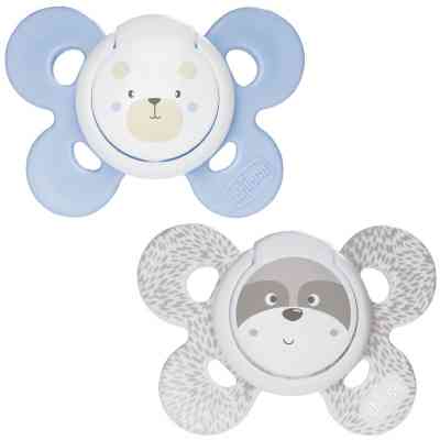 Пустышка Chicco Physio Comfort силіконова від 2 до 6 місяців 2шт. (блакитна) (74931.21.00) Винница