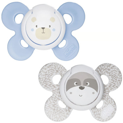 Пустушка Chicco Physio Comfort силіконова від 2 до 6 місяців 2шт. (блакитна) (74931.21.00) Вінниця - фото 3