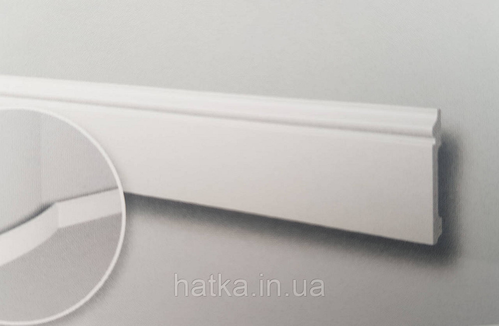 Плинтус напольный NMC decoration 2000Х120Х15 дюрополимер FL2 белый возможность окраски 3013706 Киев - изображение 1