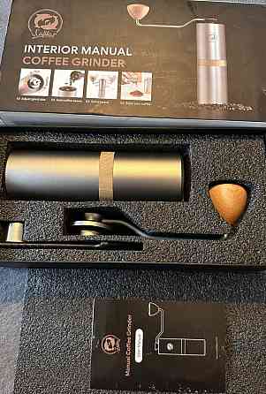 Кавомолка ручна iCafilas Premium Grinder зі сталевими жорнами. Харків