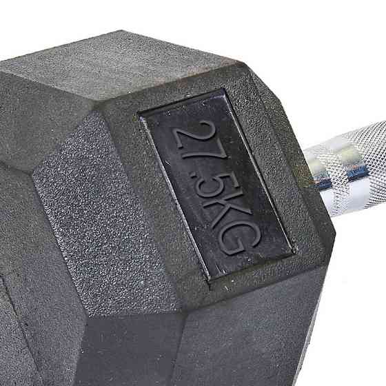 Гантель 27.5 кг цільна шестигранна SP-Planeta-8013-27_5 Київ