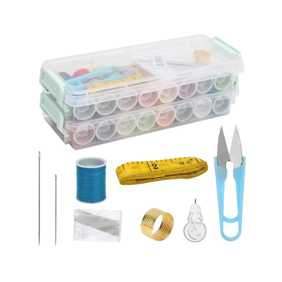 Набор ниток и иголок для шитья, 16 цветов ниток и  комплект иголок Каменец-Подольский
