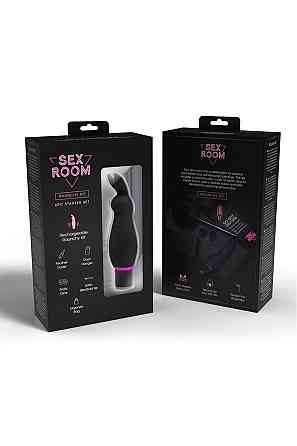 Набір аксесуарів для сексу Dream Toys Sex Room Raunchy, 6 предметів, чорний/рожевий Sex Aura Київ