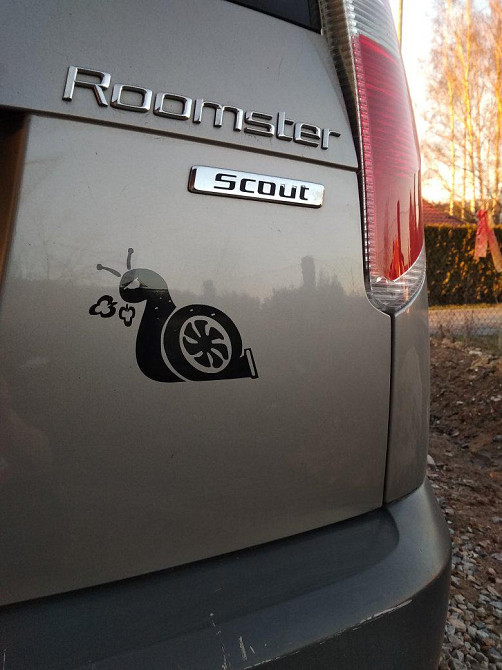 Наклейка на авто Турбо равлик Чорний Київ - фото 2