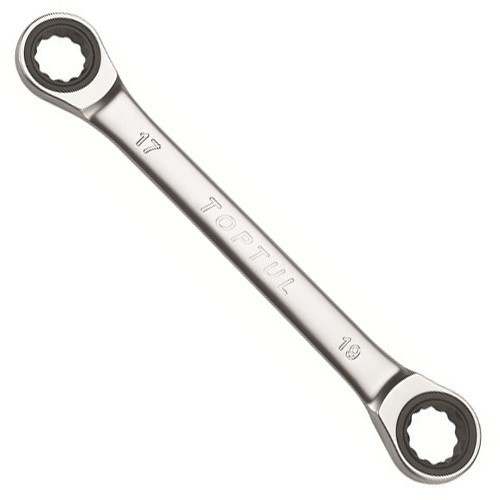 Ключ накидний тріскачковий TOPTUL 16х18мм AOAG1618 Одеса - фото 1