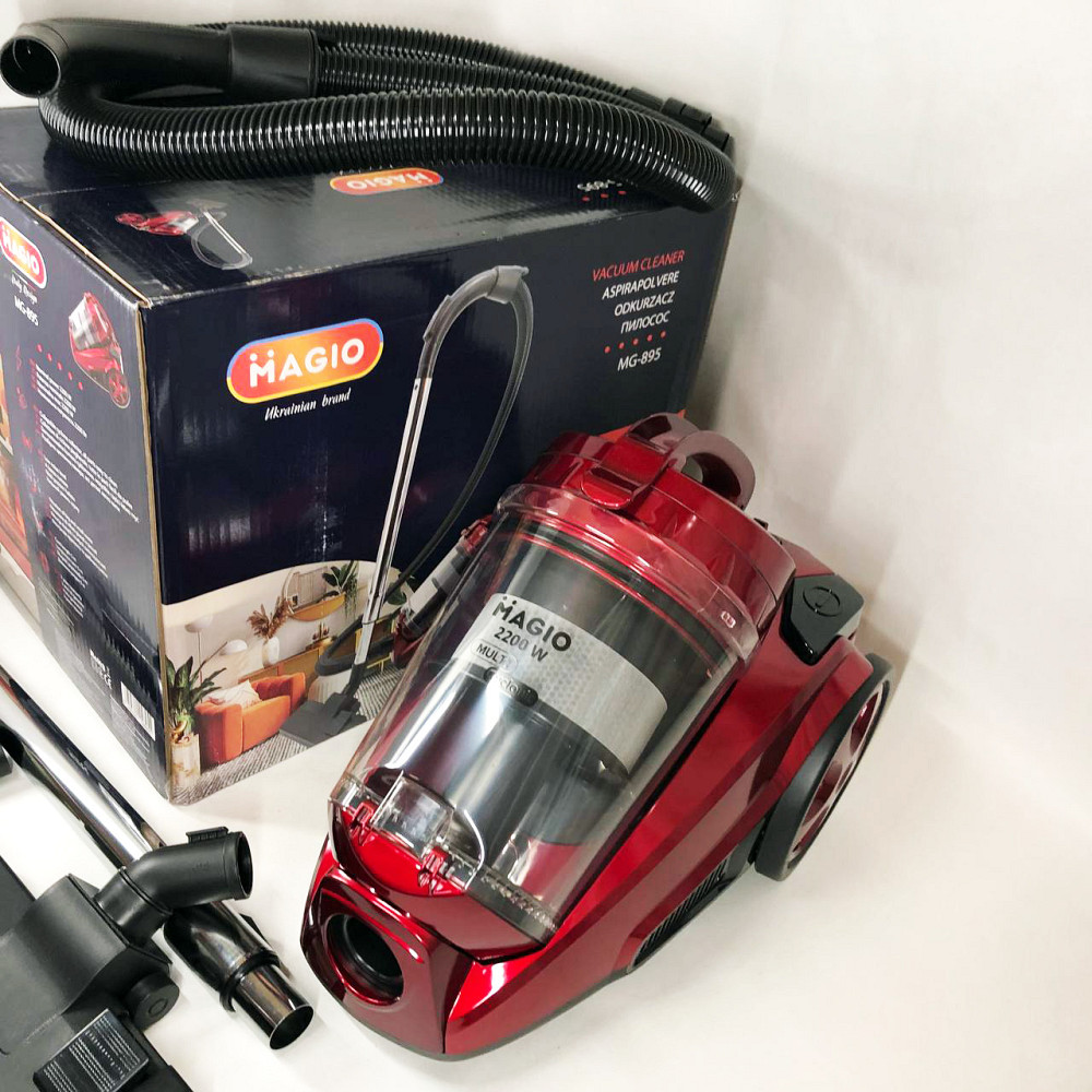 Пылесос Magio MG-895, Колбовый пылесос без мешка, Хороший пылесос для дома, Пылесос для дома мощный RA-33 Львов - изображение 10