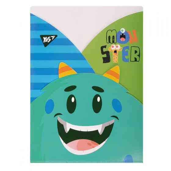 Папка-куток "Yes" 491941 A4 "Monsters", 3 фігурні відділення, шт Київ