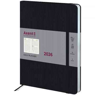 Тижневик Axent датований 2026 Grand Lines, 195х255, чорний (8831-26-01-A) Вінниця