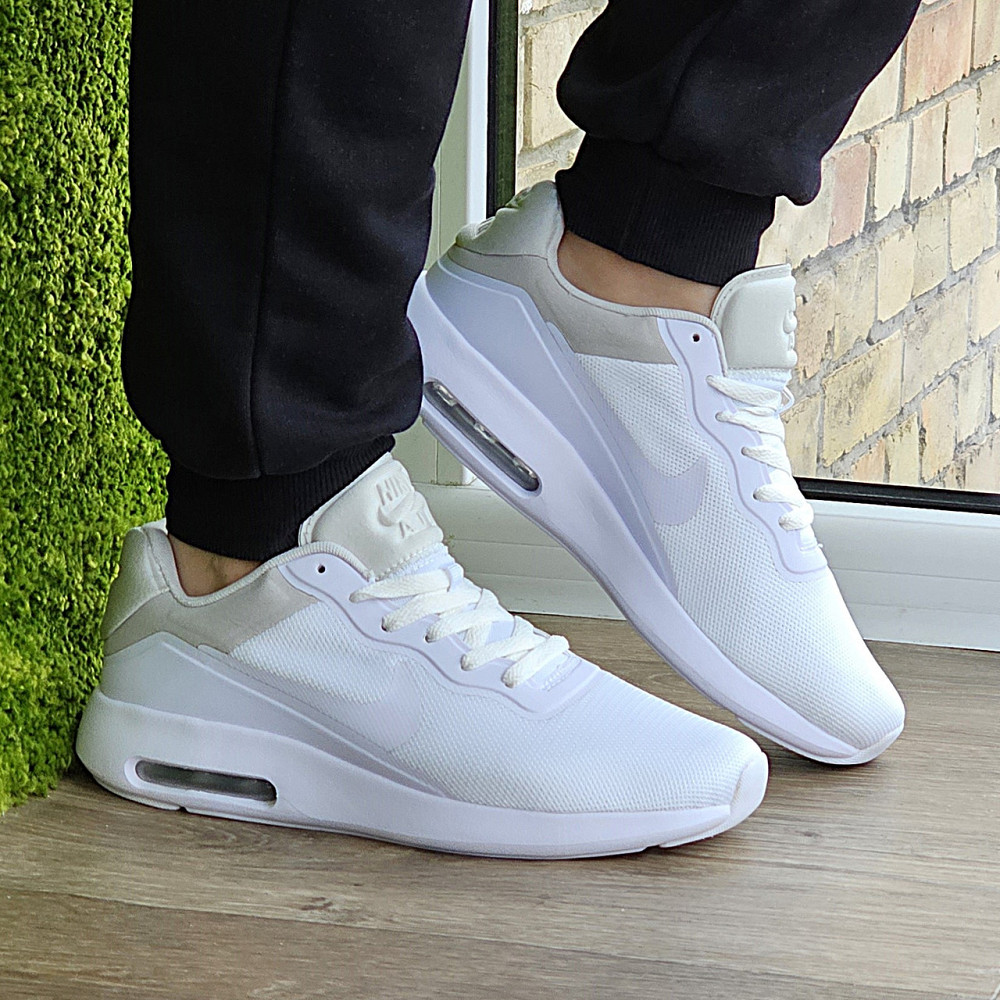 Мужские Кроссовки Nike 90 Белые Найк с Амортизацией Тканевые Летние Сеточка (размеры: 41,42,43,44,45) - 535-3 Днепр - изображение 2