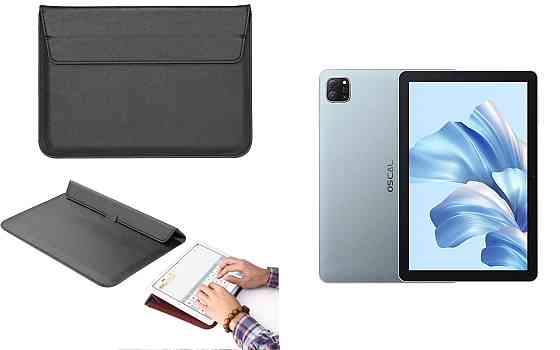 Чехол-конверт VitoCase для Blackview Oscal Pad 60, с функцией подставки для планшета Черный Киев
