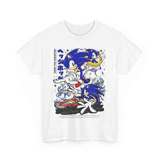 Футболка для мальчика аниме Схадов Хедгехог Хероес Соник оверсайз (рост от 165 до 180 ) Черний AnimeJ0034m Днепр