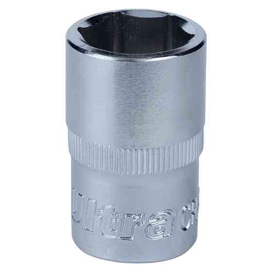 Насадка шестигранна коротка 1/2" 17 мм CrV ULTRA (6070172) Київ