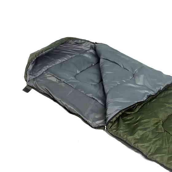 Спальный мешок тактический OBBA для военных и армии ВСУ, Спальник-кокон арммейский на температуру -10, Зеленый Каменец-Подольский